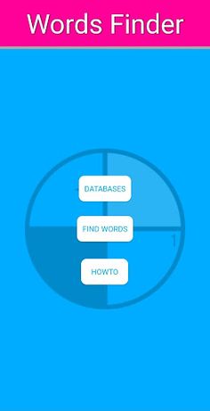Words Finder - Crossword Cheat - Screenshot 1