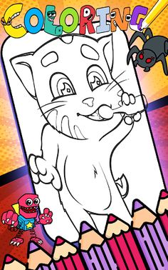 Talking Juan Scary coloring - Screenshot 2