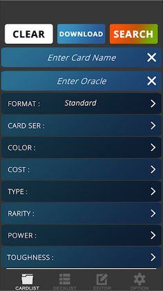 MTG Builder - Screenshot 1