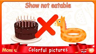 Kids Games: Edible-Inedible - Screenshot 2