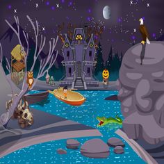 Boy Rescue From Halloween Land - Screenshot 1