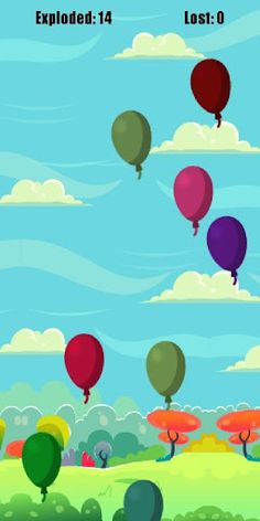 A Simple Game - Balloon explod - Screenshot 2