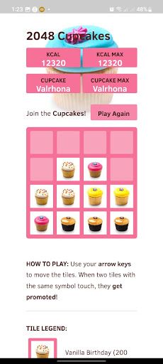 2048 cup cakes - Screenshot 2