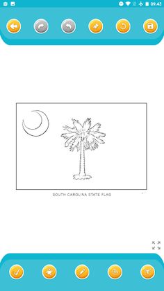 American Flag Coloring - Screenshot 2