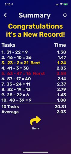 Zetamac - Fast Math World Cham - Screenshot 2