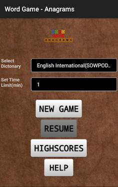 Word Game - Anagrams - Screenshot 2