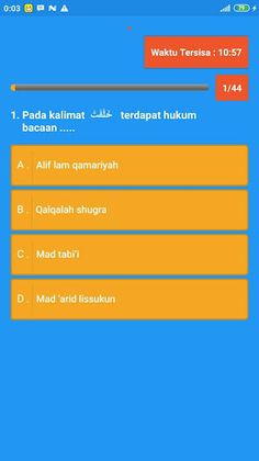 Quiz Islami Offline ( Fiqih,Um - Screenshot 1