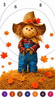Golden Autumn: Color by Number - Screenshot 4