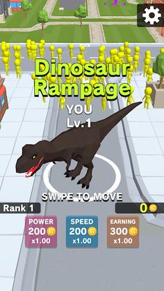 Dinosaur Rampage - Screenshot 1