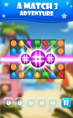 Beach Candy:Match 3 Adventure - Screenshot 3