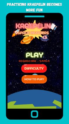 Kraepelin Space Invaders - Screenshot 1