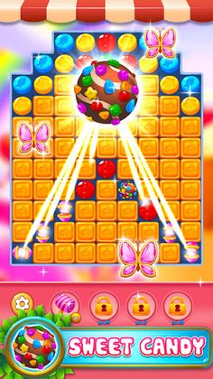 Match 3 Game Sweet Candy World - Screenshot 2