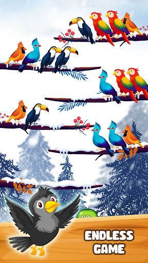 Sweet Birds Sort Color Puzzle - Screenshot 2