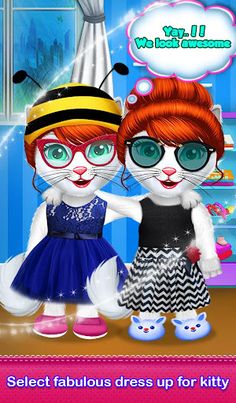 Kitty care salon games - Screenshot 2