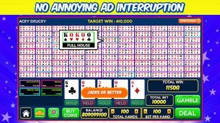 Video Poker Non-Stop - Screenshot 2