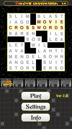 Movie Crosswords - Screenshot 3