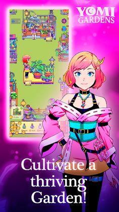 Yomi Gardens - Anime Idle Sim - Screenshot 2