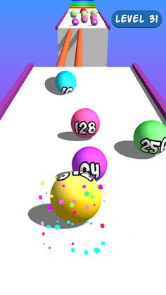 Merge 2048 Run Ball - Screenshot 2