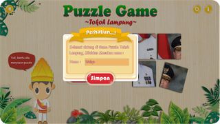 Game Puzzle Tokoh Lampung - Screenshot 1