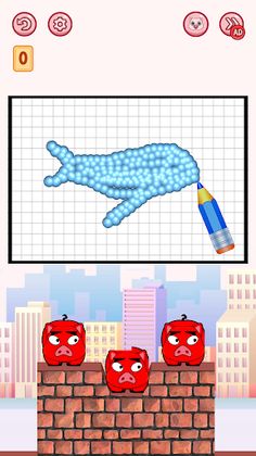 Draw To Crush: Draw Puzzle - Screenshot 1