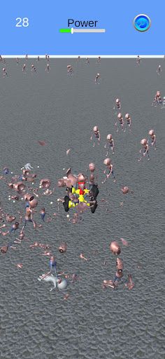 Crush zombies by car - Screenshot 2