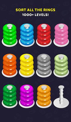 Color Hoop Stack Puzzle - Sort - Screenshot 3