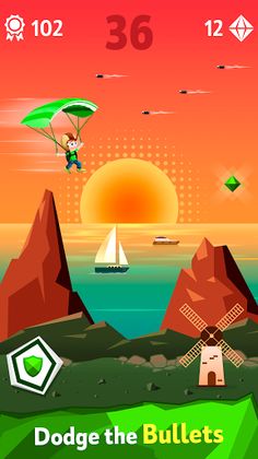 Parachute Surfer: Fun Games Fo - Screenshot 2