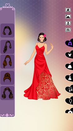 Latin Princess royal dress up - Screenshot 2