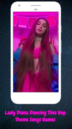 Piano Lady Diana Dancing Tiles - Screenshot 1