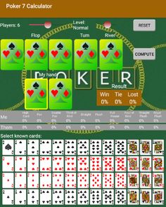 Poker 7 Calculator - Screenshot 1