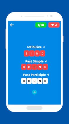 Irregular Verbs Game - Screenshot 3