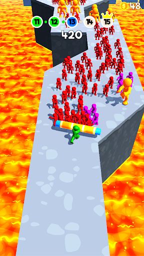 Push’em All: Push Crowd Game - Screenshot 2
