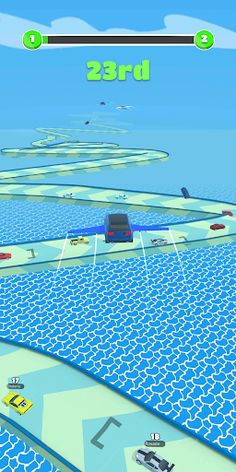 Flying Car Race - Screenshot 2