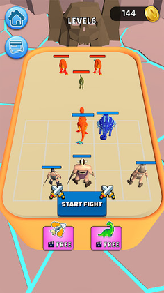 Dinosaur Merge Battle Fight - Screenshot 4