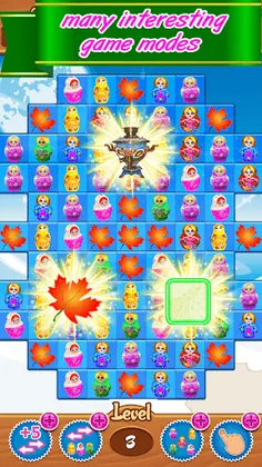 Matryoshka classic match 3 - Screenshot 4