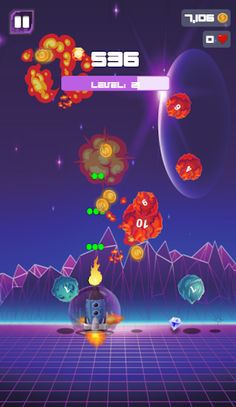 Planetoid Pop - Ball Blast Gal - Screenshot 1