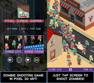 Pixel Zombie Sniper: Mini Game - Screenshot 1