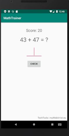 Math Trainer - Screenshot 1