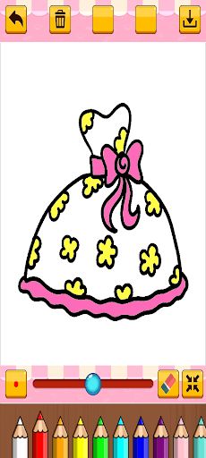 Coloring Wedding Dress - Screenshot 3