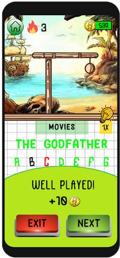 Desperate Hangman - Word Game - Screenshot 2