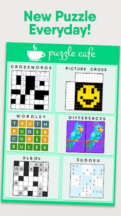 Puzzle Cafe:Daily Brain Brew! - Screenshot 1