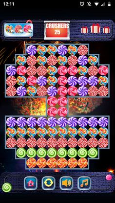 Match-3 Game - Lollipop Puzzle - Screenshot 1