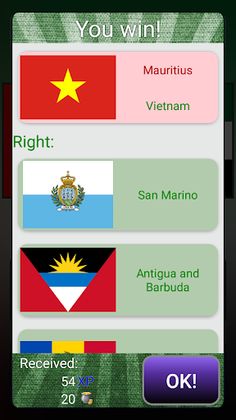 Flags and Countries Quiz - Screenshot 3