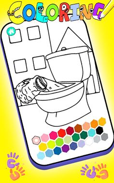 Skibidi Toilet Coloring Book - Screenshot 2