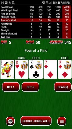 Atp Video Poker - Screenshot 1