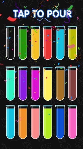 Water Color Sort - Puzzle Game - Screenshot 2