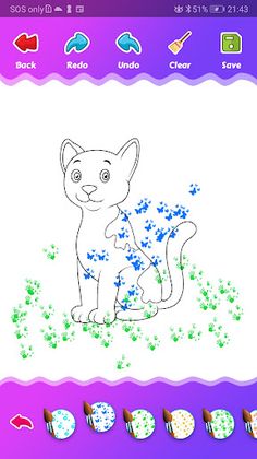 Coloring book Simon Cat Catoon - Screenshot 3