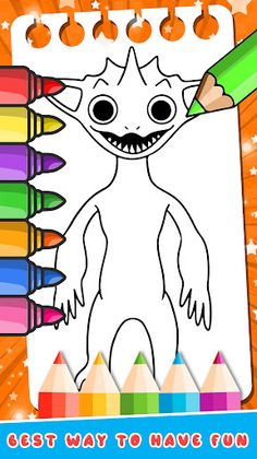 Garten in BanBan 4 Coloring - Screenshot 3