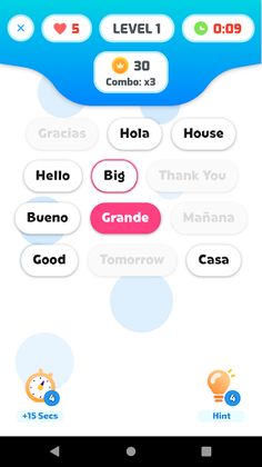 Word Match: Spanish Edition - Screenshot 3