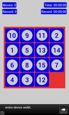 15 Puzzle MironApp - Screenshot 4